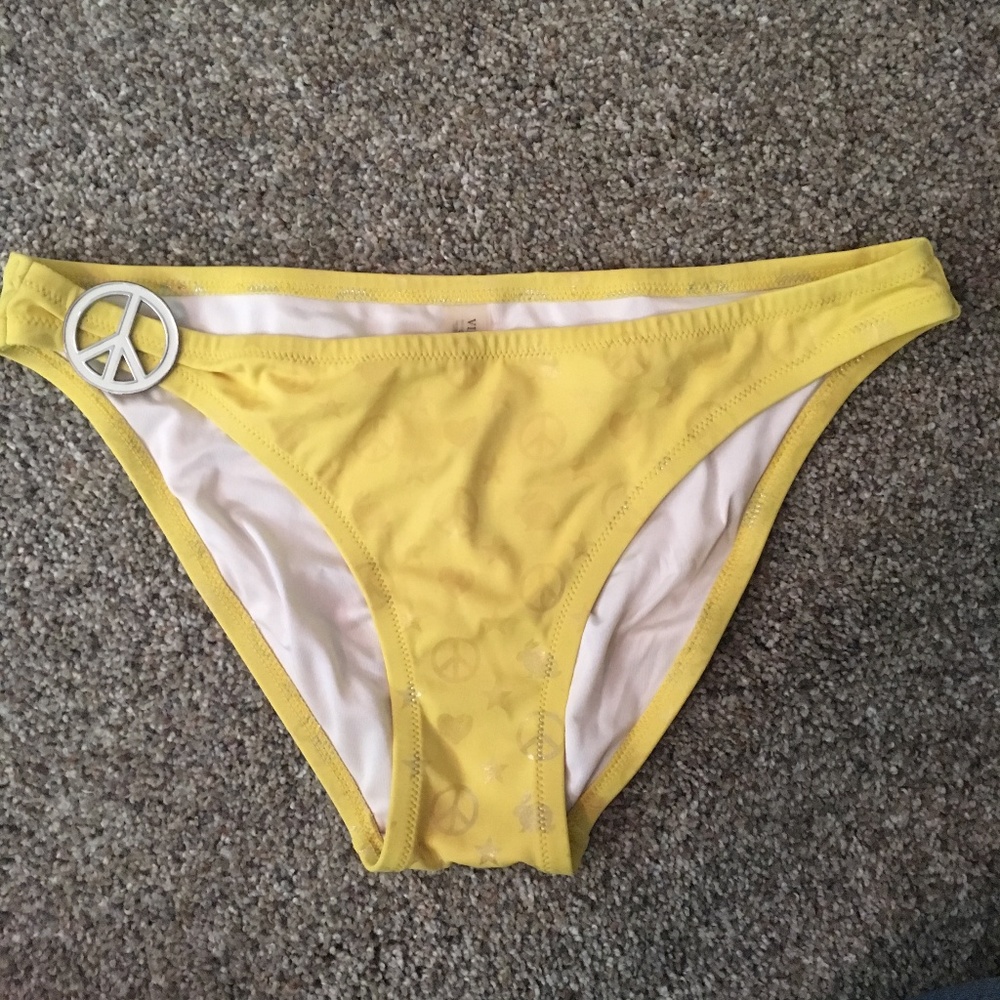 Victoria’s Secret Bikini Bottom Peace Symbol Sz S